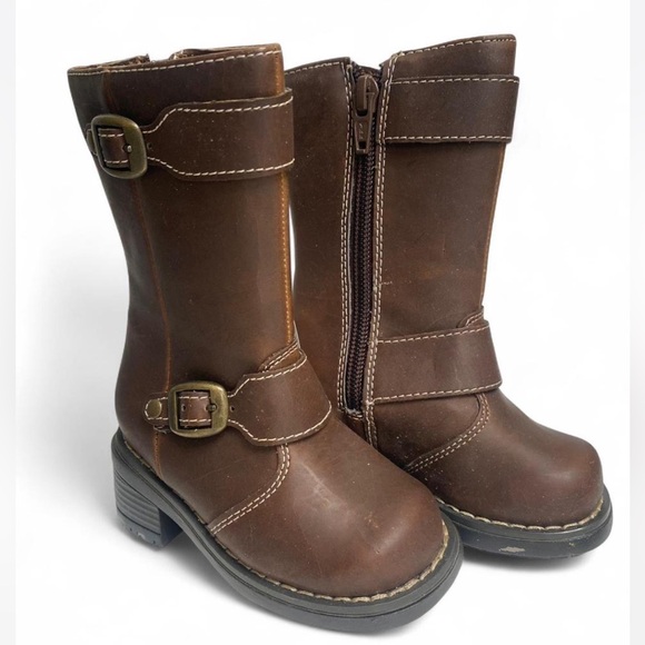 Buster Brown Other - Brown Buckle Boots toddler size 5